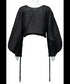 Sheer Volume Sleeve Cardigan